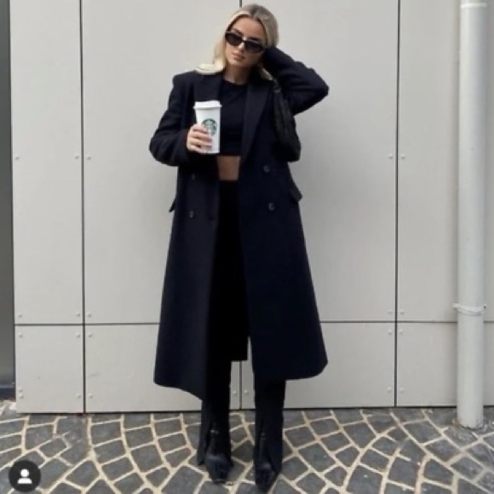 Zara Black Long Coat